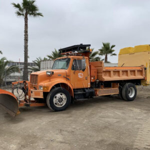 1999 International 4900 Dump Truck w/ Attenuator